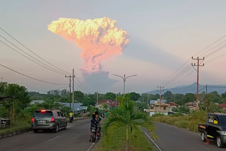 Vulkanausbruch in Indonesien